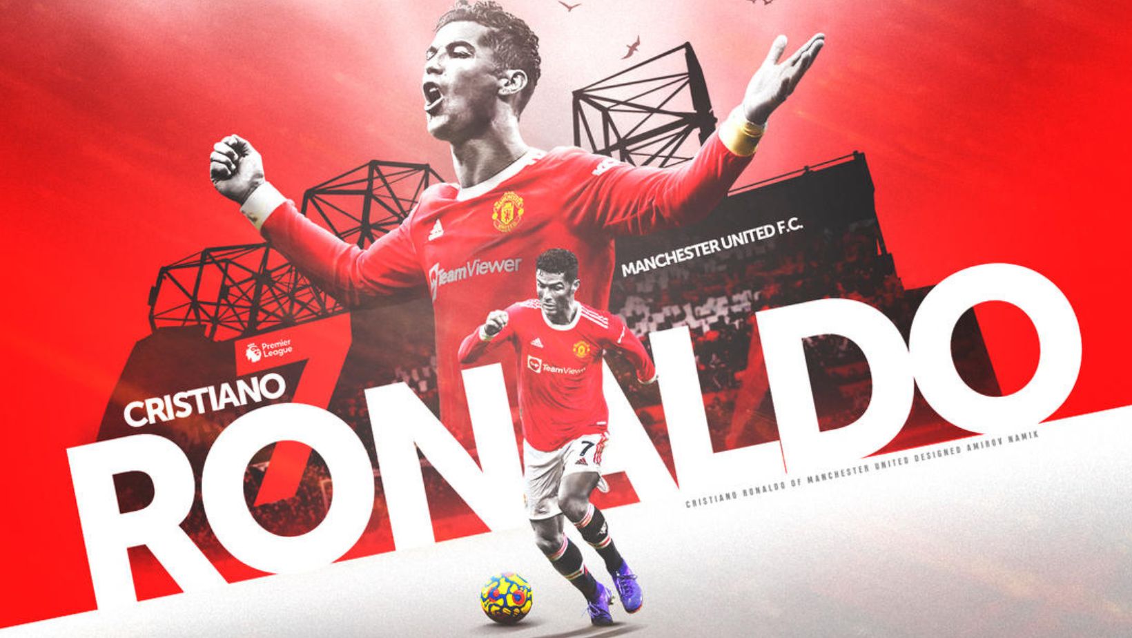 Unveiling His Iconic Journey: Ronaldo Manchester United Wallpaper 4k